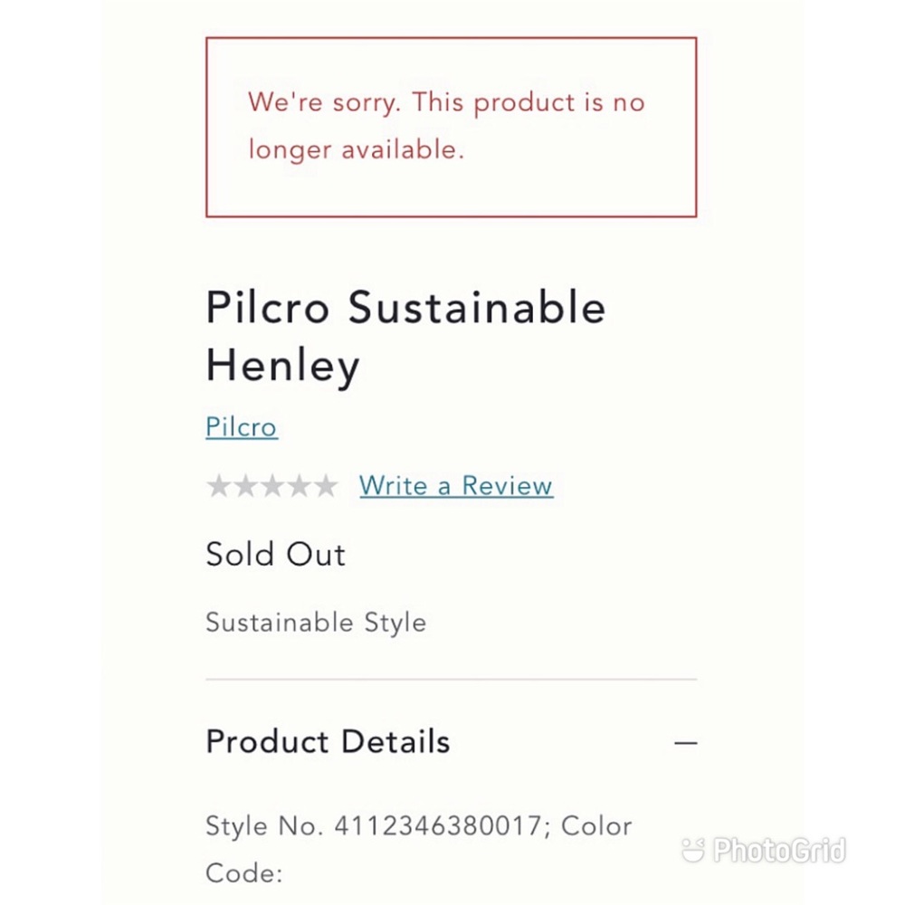 Anthropologie, Pilcro, Sustainable Henley - NWT - Picture 6 of 9